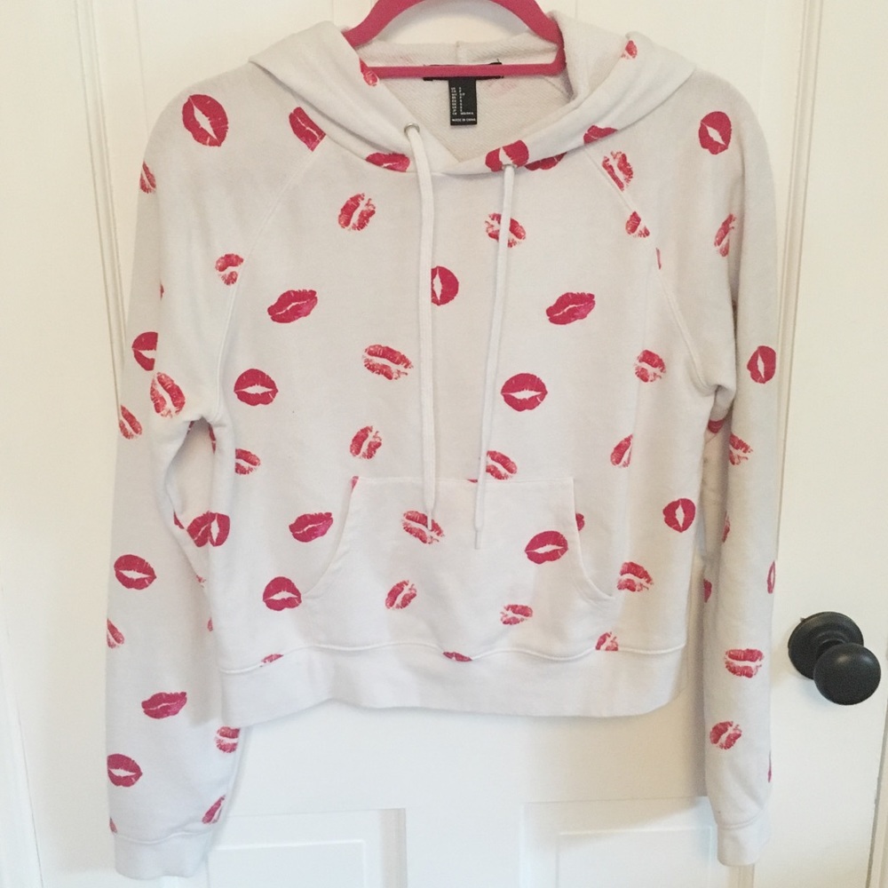 Kiss Print Hoodie